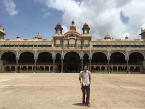 Me in front of Mysore Palace during one of the iSTEP team's weekend trips around India